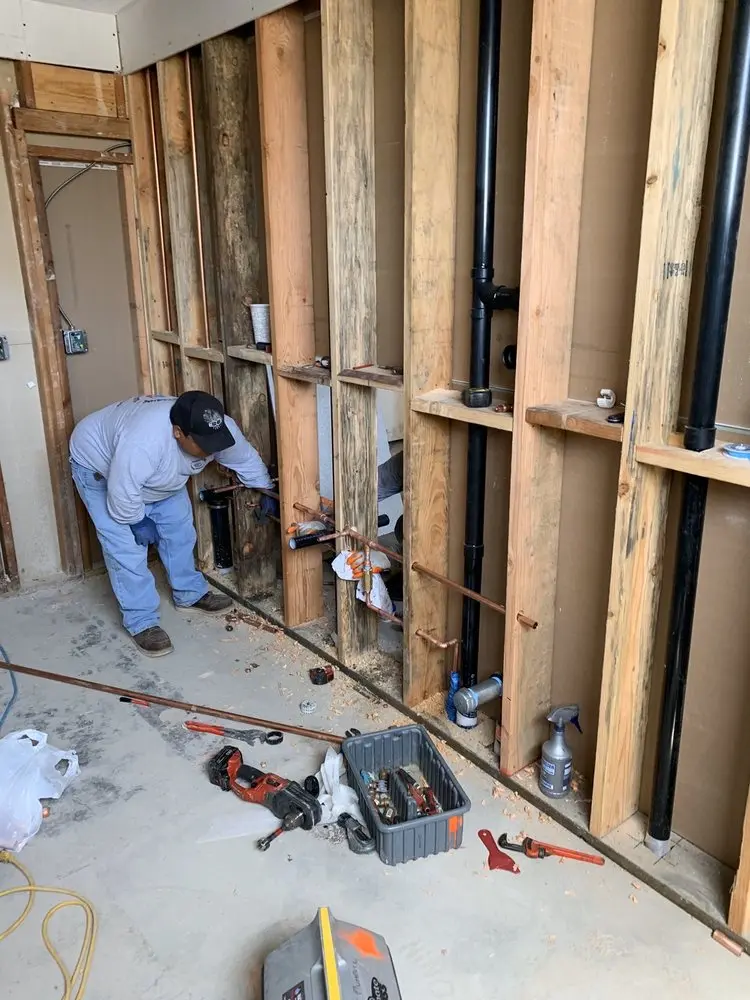 Commercial rough-in plumbing for Water Heater Replacement in Queen Anne